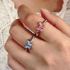 Retro adjustable brand ring, European style, internet celebrity, on index finger, simple and elegant design