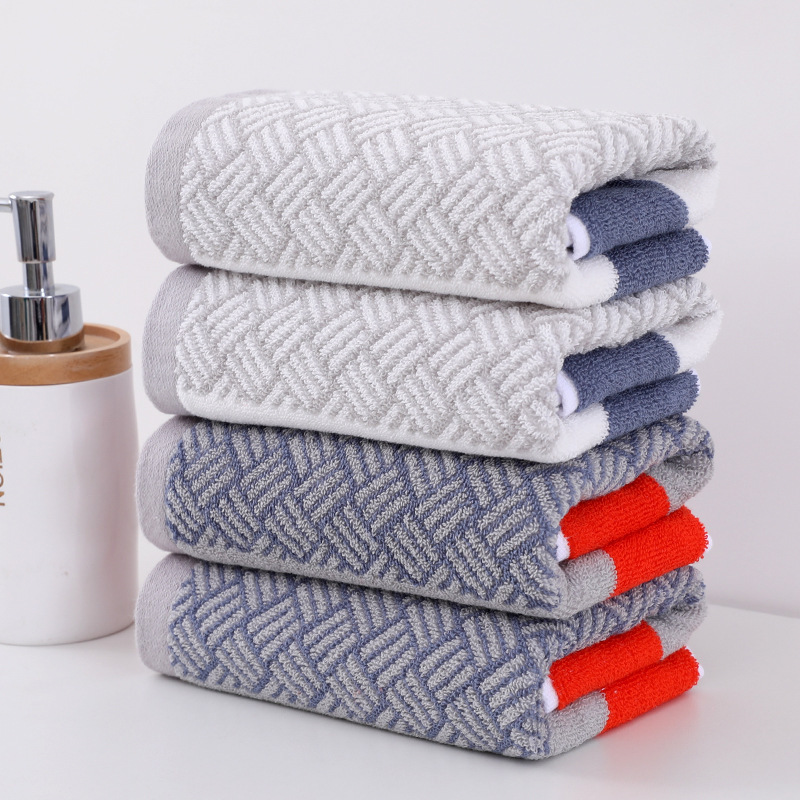 Towel wholesale cotton thickened 32 105g absorbent high quality household Daily men's and women's household face towel