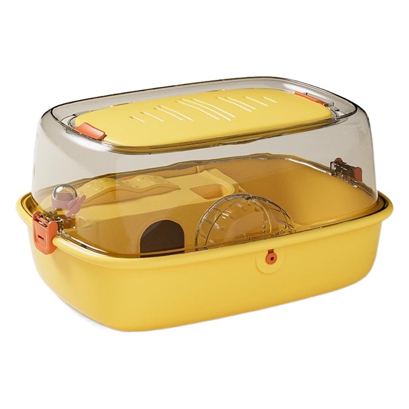 Jaula para hámster, caja de alimentación, jaula para hámster dorado, refugio espacioso para hámster, jaula específica para hámster, artículos para mascotas.