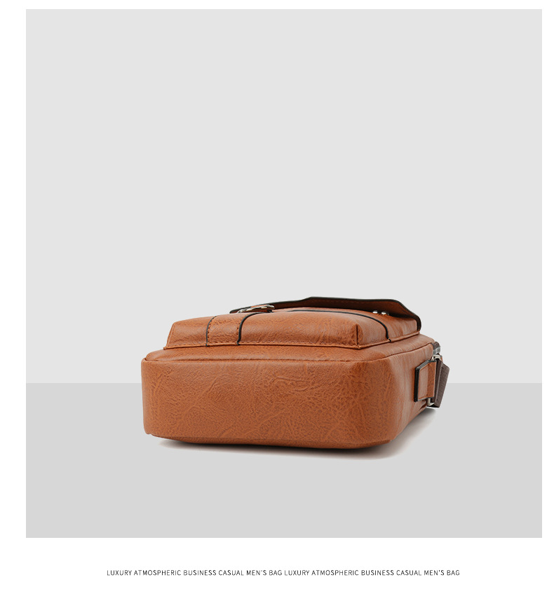Męska torba na ramię ze skóry ekologicznej retro styl casual_voghion.com