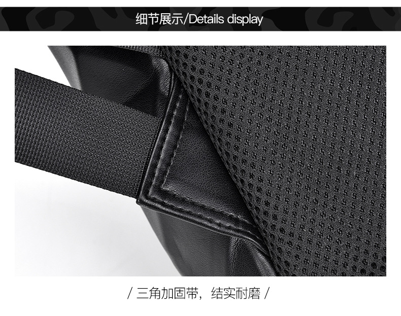 New diamond-shaped men's casual backpack, business commuting, large-capacity travel, fashionable computer bag, student schoolbag undefined