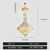 Ceiling lamp for country house for living room suitable for stairs, light luxury style