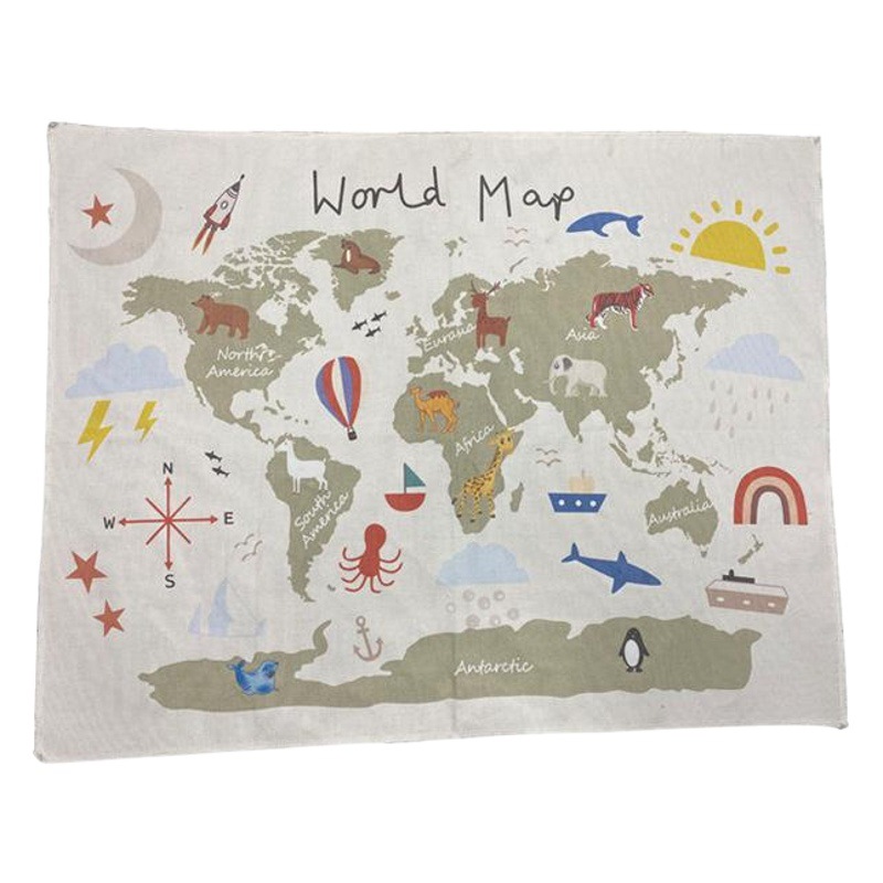 Exportar popular foto de fondo tela decoración de la habitación de los niños tela de fondo colgante pintura colgante tela colgante Decoración Accesorios fotográficos