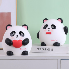 Children's piggy bank new style cartoon panda birthday gift for students to save money and save removable anti-fall piggy bank