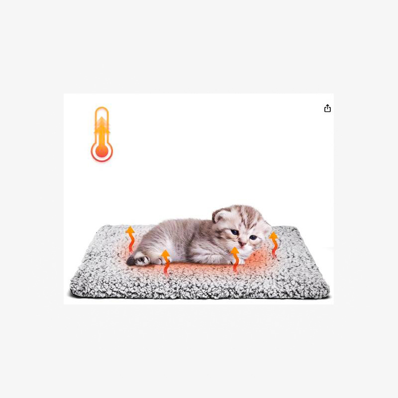 Mantra de almacenamiento térmico para mascotas, estera de calefacción para gatos, perros, calentamiento para perros, estera de mascotas a prueba de fugas a prueba de agua a temperatura constante