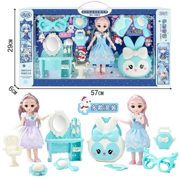 54445 new style [Big] Box [Ichale dressing table princess set] 6609