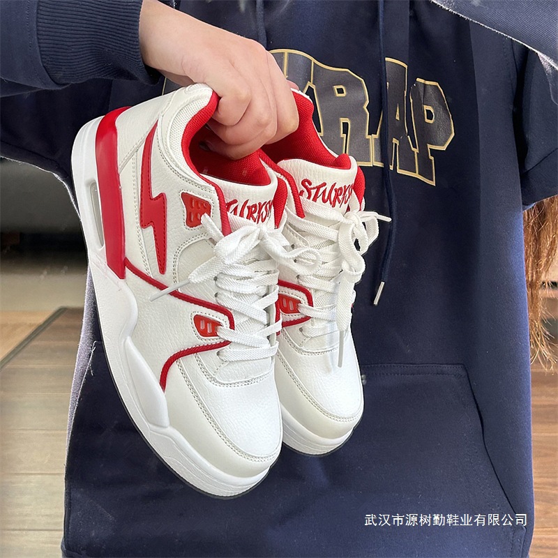 气垫跑步运动鞋男2025秋冬新款板鞋女潮情侣百搭休闲小白鞋女