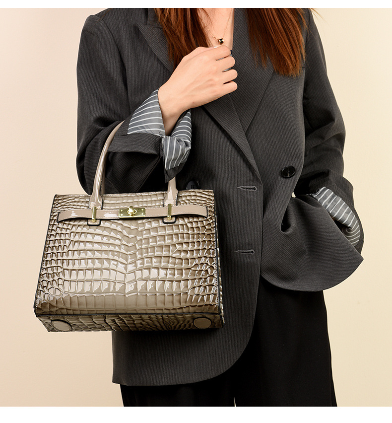 Dames handtas groot van lakleer luxe business tas voor dames_voghion.com