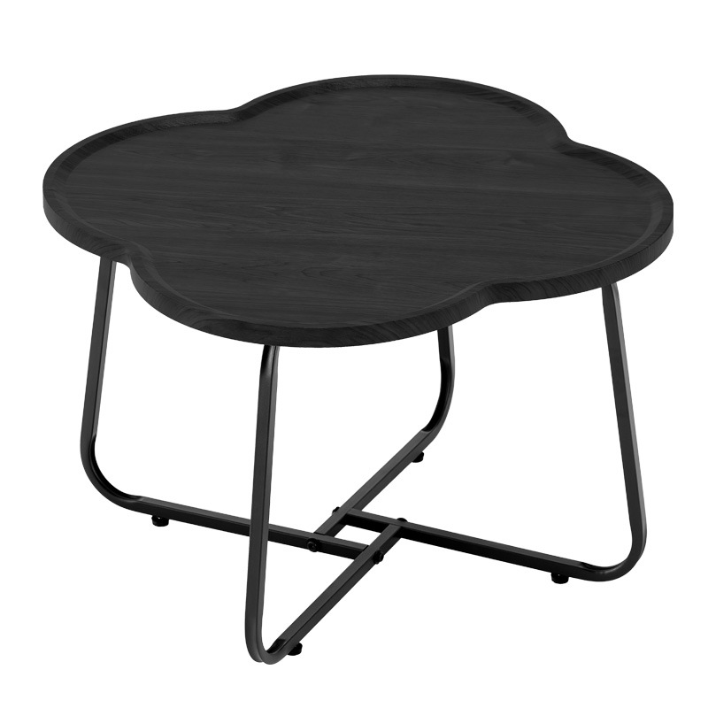 Salón de estar pequeño hogar mesa de té redonda sofá de lujo ligero combinación de armario lateral balcón simple mesa redonda móvil