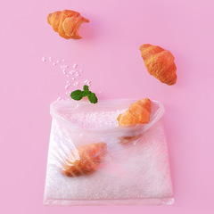 Tea Flower Preservation Bag Vegetable Seal Home Refrigerator Small and Large Economic Pack Supermarket Special Continuous Roll Thick Food Bag