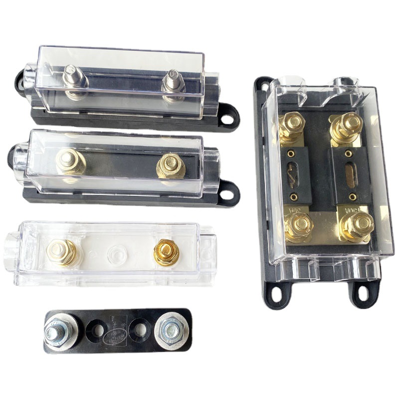 清洁设备电路保护保险丝座叉车保险片30A-400A大电流保险丝座盒