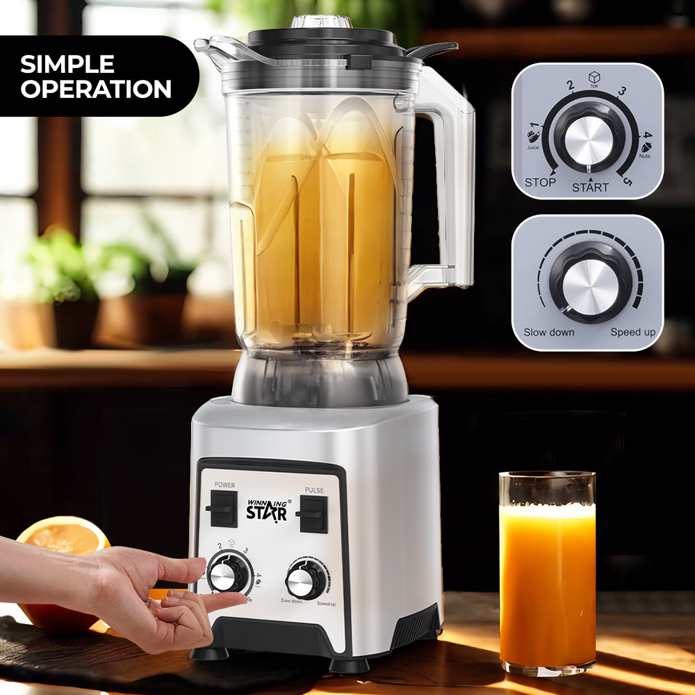 Winning star crossover doméstico 5L cocina exprimido jugo de leche de soja batido multifuncional de alta potencia para romper paredes