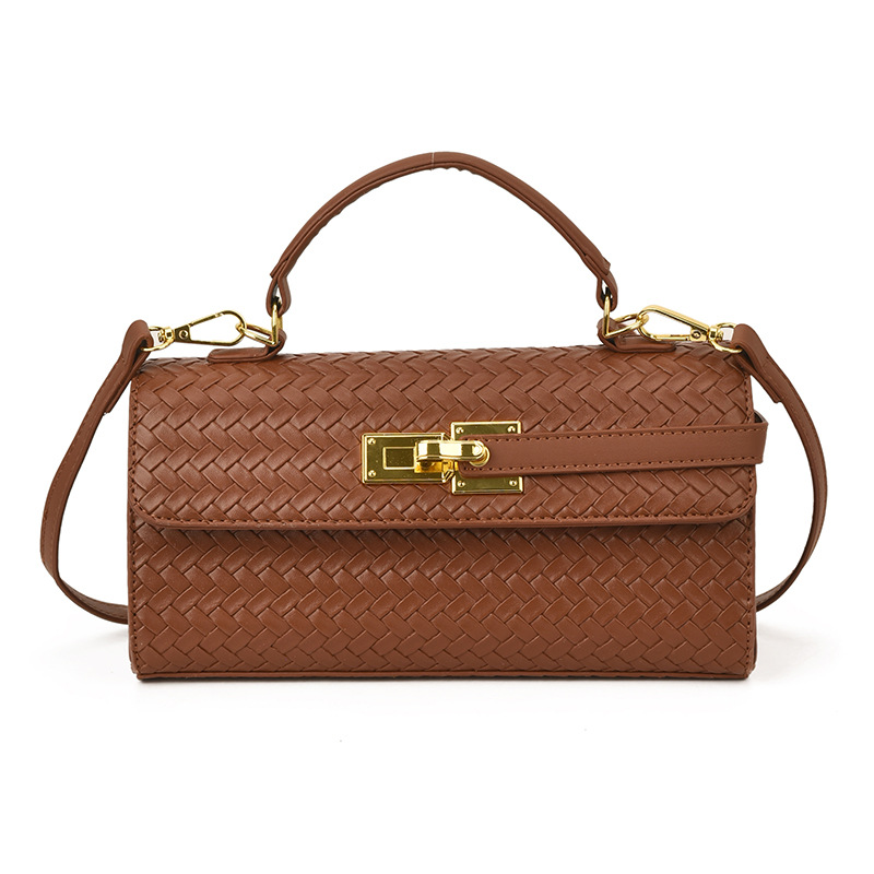 Ventas calientes de nuevo tejido portátil Kelly bolso cuadrado de mujer comercio exterior transfronterizo alta sensación de lujo ligero versátil mochila