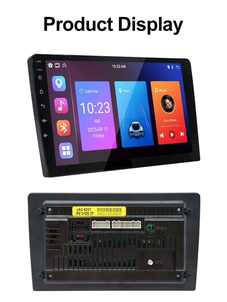 Cross-Border Factory 7/9/ 10inch Universal Android Car Navigation Touch Screen Player with Carplay