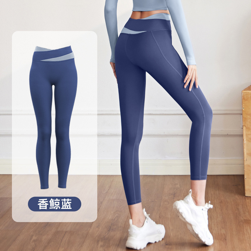 聚衣堂色合わせレジャースポーツスーツ通気性フィットネススーツ高弾裸感ヨガスーツ女性|undefined