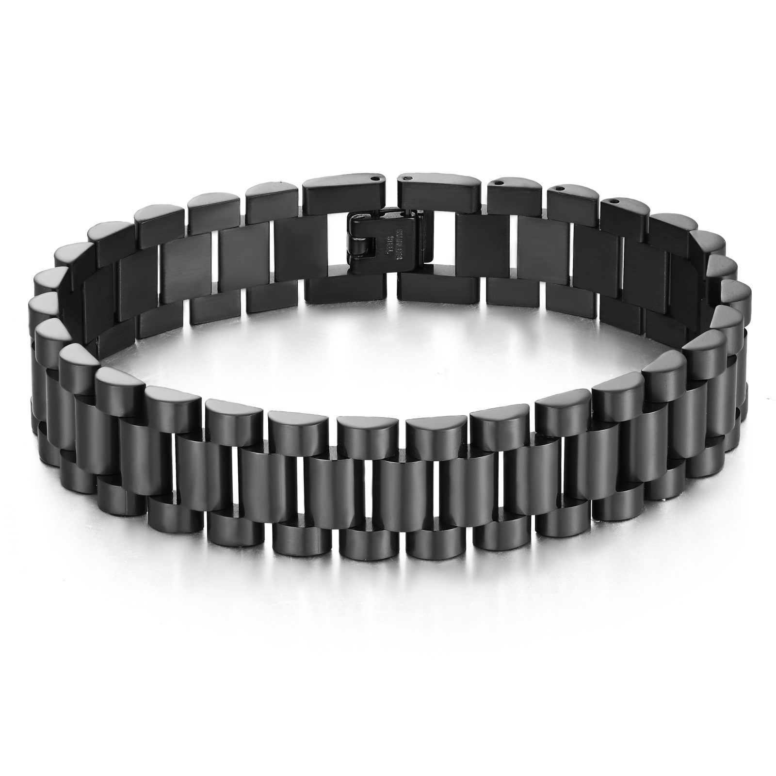 Hip-hop Geometric Titanium Steel Plating Unisex Bracelets display picture 2