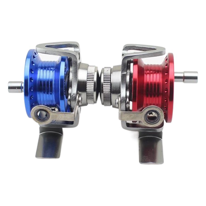 Golden tiburón rey rueda de pesca TA rueda delantera de metal completo con fuerza de drenaje rueda de pesca de hielo rueda balsa rueda de pesca fabricante de carrete de pesca