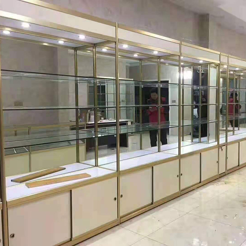 ガラス展示棚化粧品電子製品サンプル展示棚ジュエリー展示棚逸品展示棚|undefined