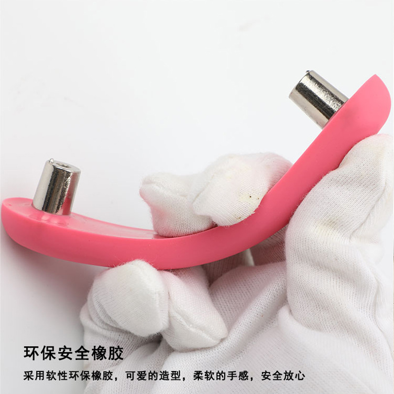 Cartoon soft rubber child's room cabinet door drawer furniture small handle stars and moon anti-collision colorful small hardware