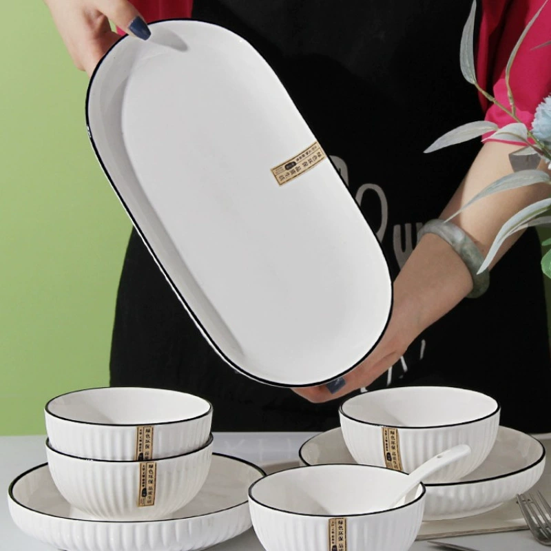 Set, ceramic high quality tableware, 2023 collection