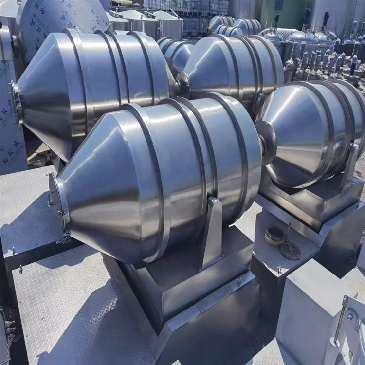 回收二手香料混合机 复合肥二维运动混合机  粉体化工二维混合机