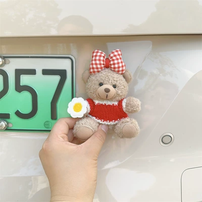 Internet Celebrity Cute Foreign Car ornaments - no14-foreign-style-bear-exterior-decoration-with-paste