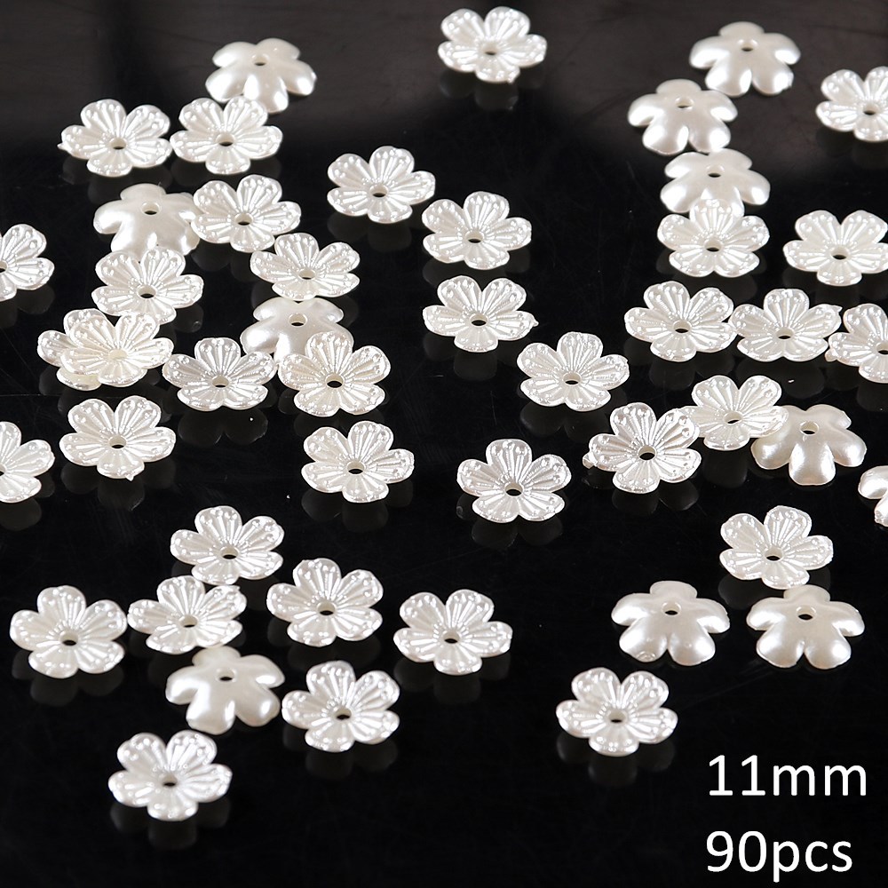 37#11mm five-petal flowers, about 90 pieces