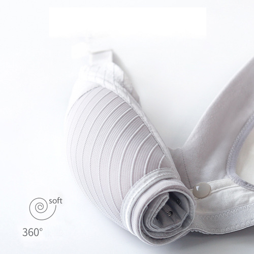 Nursing bra, maternity underwear, feeding, wire-free push-up, pure cotton milk, pregnancy pure cotton comfortable bra, thin cross-border
