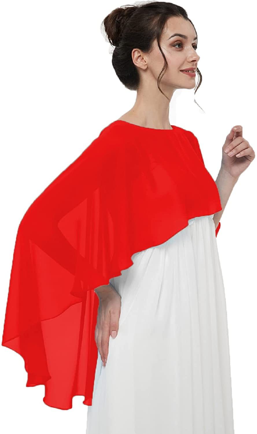 100g Weight Shawl Classification Daily, Street Occasion Chiffon Material Solid Color Pattern Summer, Spring, Autumn Season Women's Gender Streetwear Style Women's Streetwear Solid Color Chiffon Shawl 14