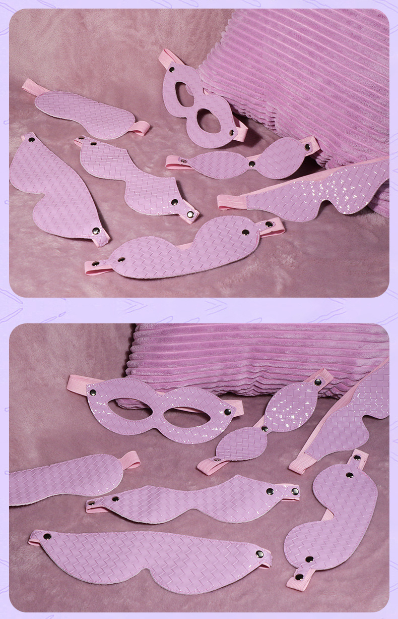 Jiuai SM Bondage Set with Leather Blindfold for Couples — detail image 17
