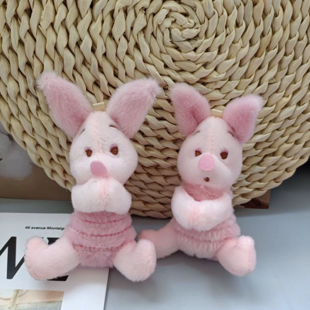 Маленькая Красная книга та же Милая свинья Pijie Сонная серия плюшевая подвесная сумка кукла брелок спящий-бодрствовать