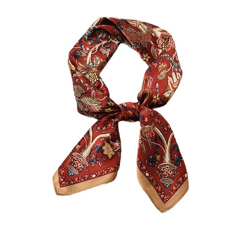 70cm silk square scarf, spring and autumn mulberry silk scarf for women, Korean version, thin, versatile, decorative scarf and headband