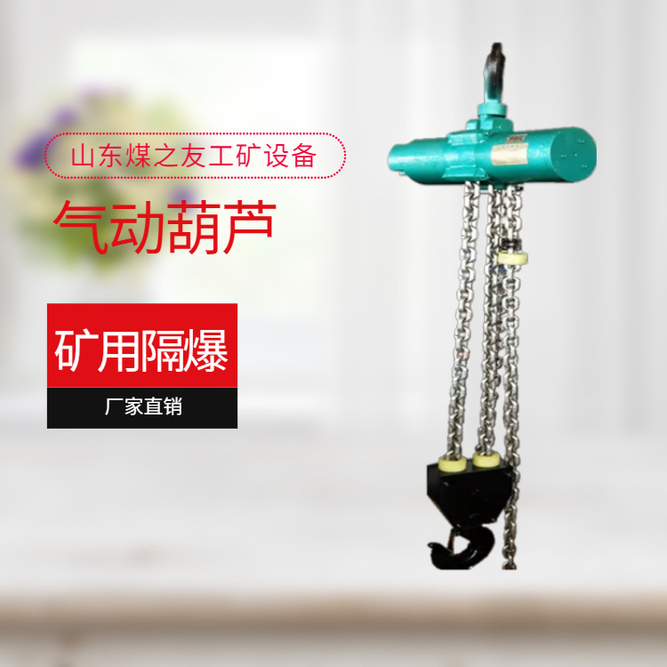矿用气动葫芦HQ10（3-16）固定式 行走式 防爆气动倒链