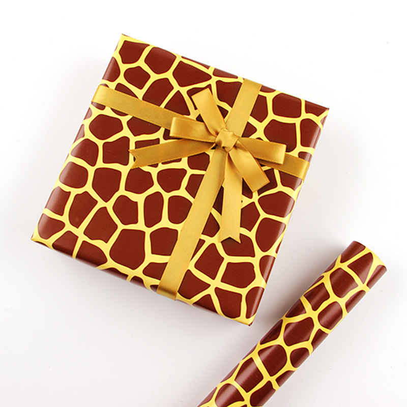 Papel de regalo con estampado de leopardo y vaca, el más vendido de Amazon, papel de regalo navideño, papel para envolver libros DIY image 12
