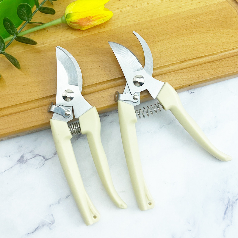 厂家直供不锈钢园艺剪多功能花园剪家用果树修枝剪摘果剪树枝剪