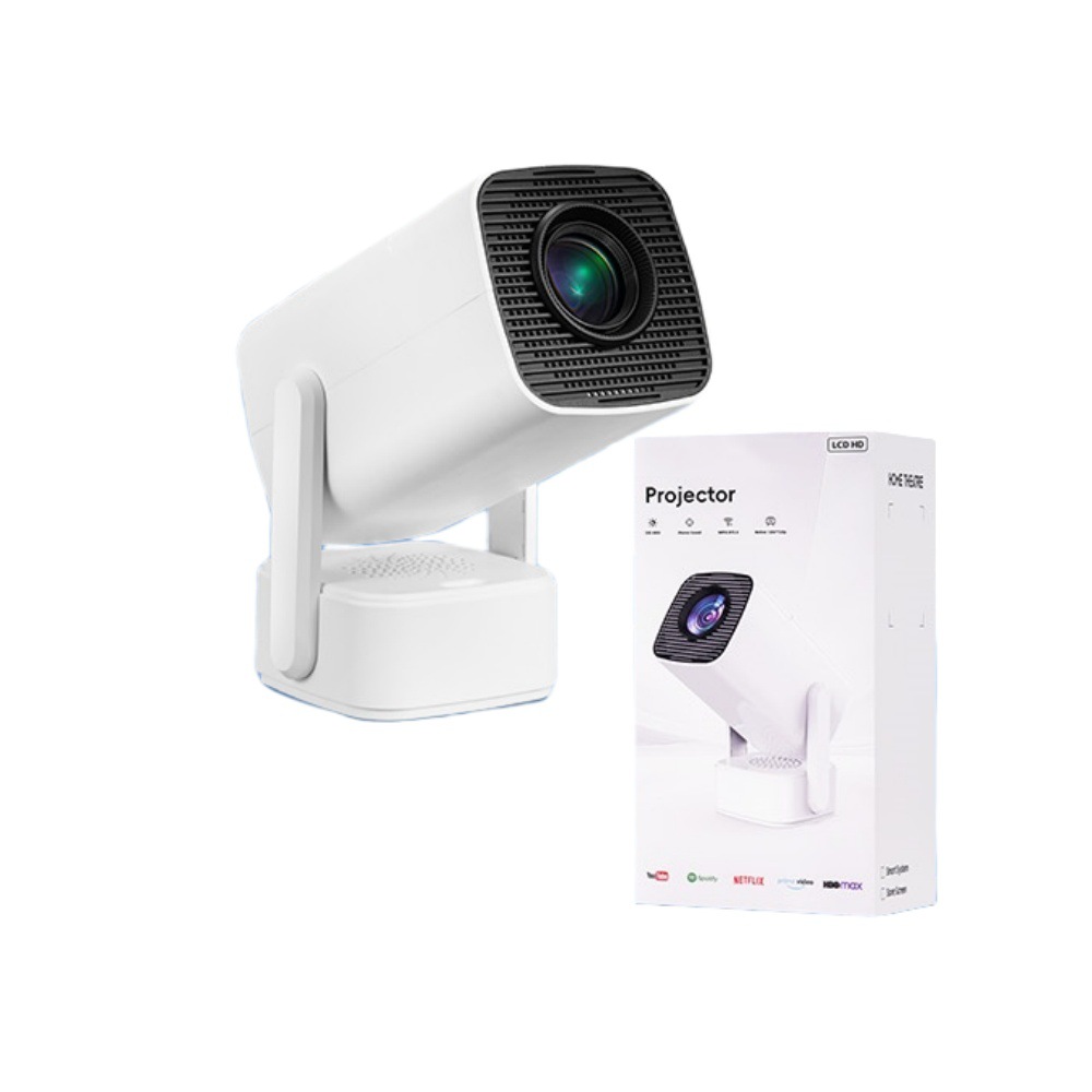 2025 Cross-Border New Product Home High-Definition Mini Portable Projector with Audio Android Version Mobile Phone Projector