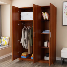 衣柜 经济型推拉门现代简约实木质出租房屋小户型简易柜子挂衣橱
