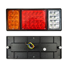 跨境货源140-2货车后尾灯12V半挂车农用改装车尾灯24Vled尾灯定制