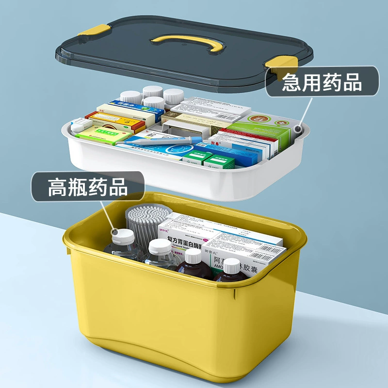 Фармацевтическая коробка бытовая аптечка большой емкости аптечка медицинская коробка для хранения неотложной помощи аптечка портативная сортировка аварийная коробка