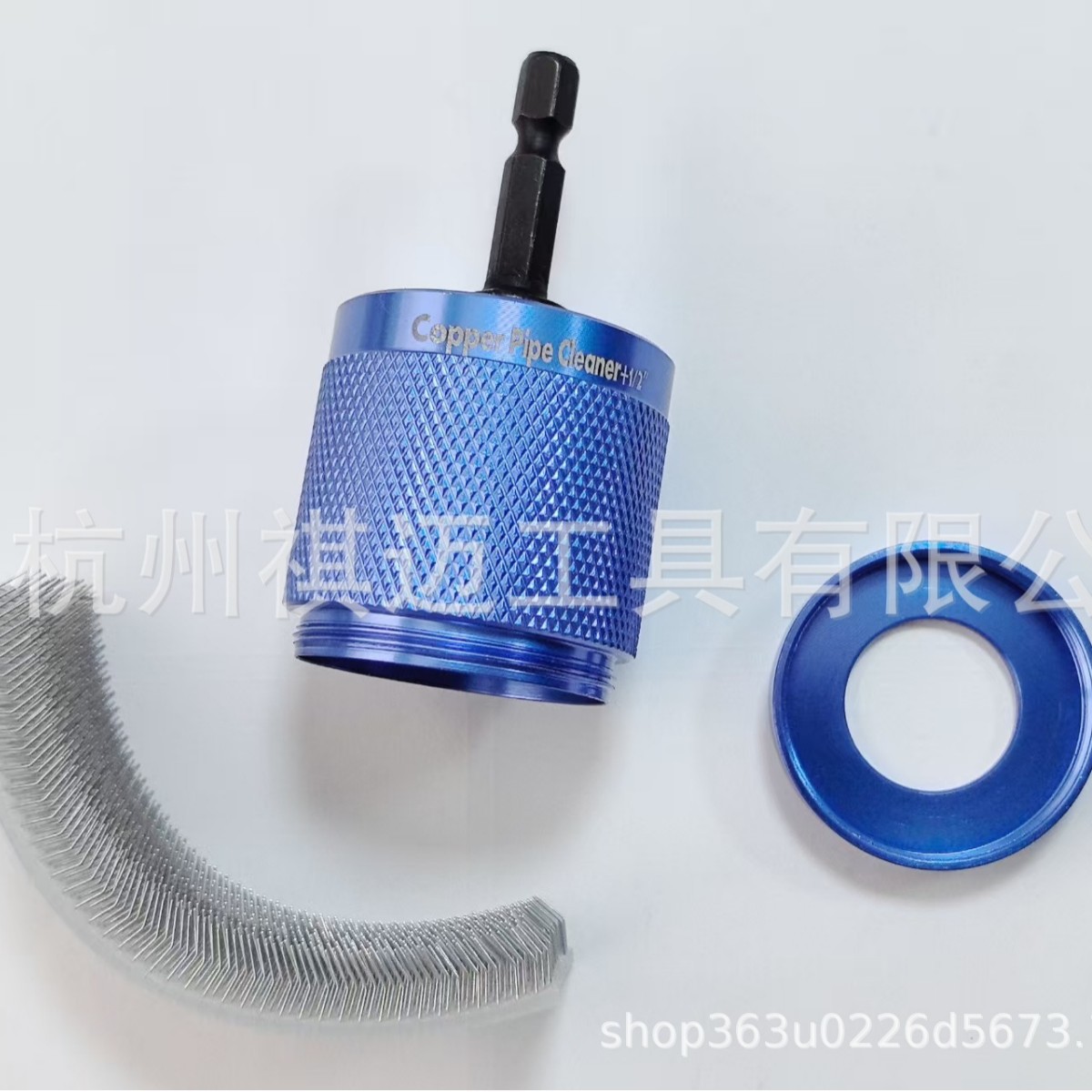 金属铜管清洁器电动工具刷1/4