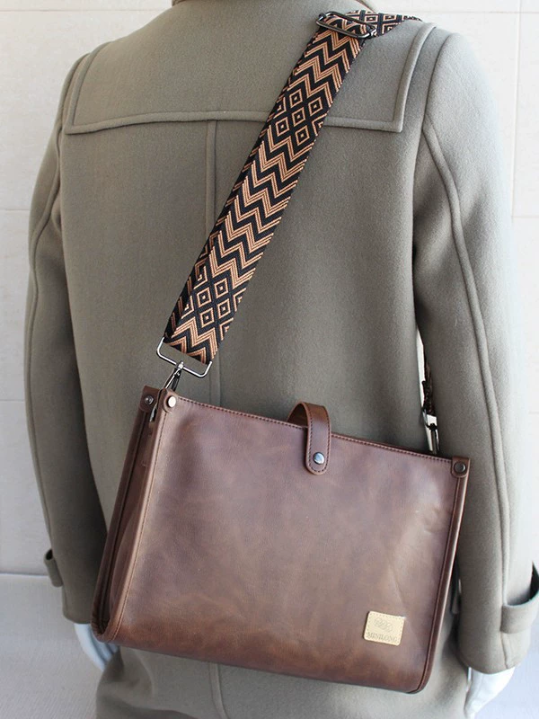 Capacious bag strap for leisure, trend one-shoulder bag, high-quality style, Japanese and Korean