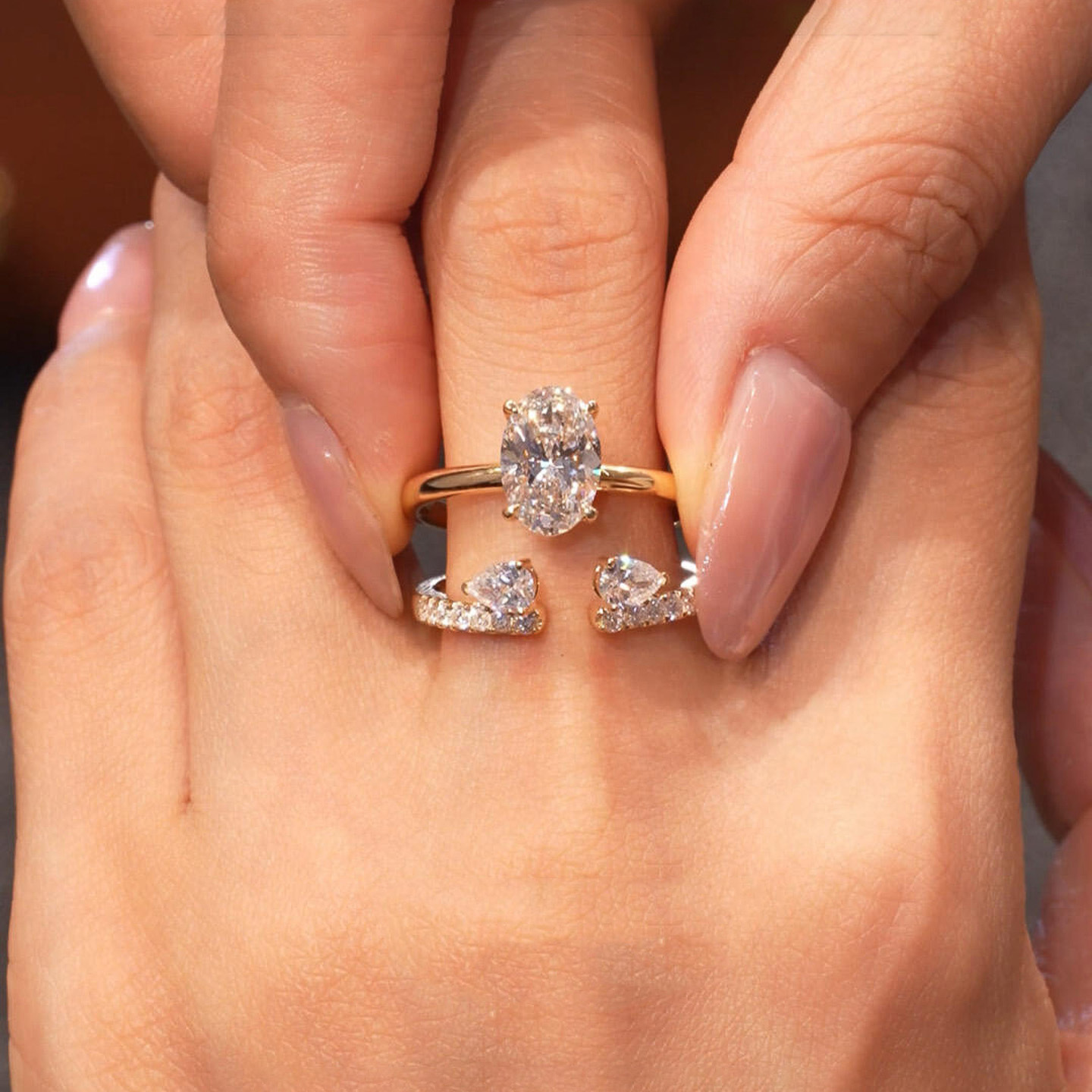 Stapelbare Damenring Sets Mit Zirkonia Im Minimalistischen Stil_voghion.com