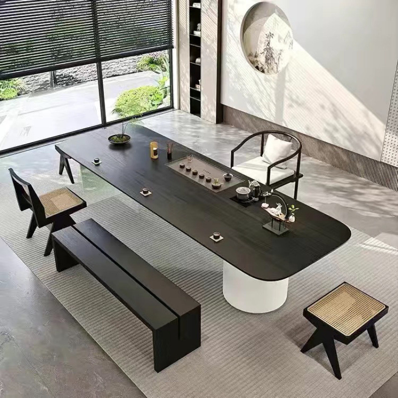 테이블 1.8m 개 + 메인 의자 1 개 + 등나무 의자 1 개 + 싱글 스툴 2 개 + 벤치 1 개