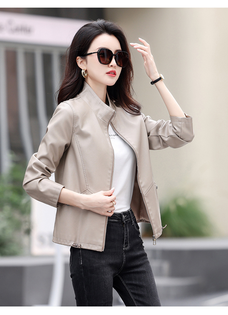 D3532 1520K ÁO DA NỮ HEFTDTH BIG SIZE NGOẠI CỠ MÙA XUÂN THU ĐÔNG PHONG CÁCH HÀN QUỐC THỜI TRANG NỮ G04 SẢN PHẨM MỚI