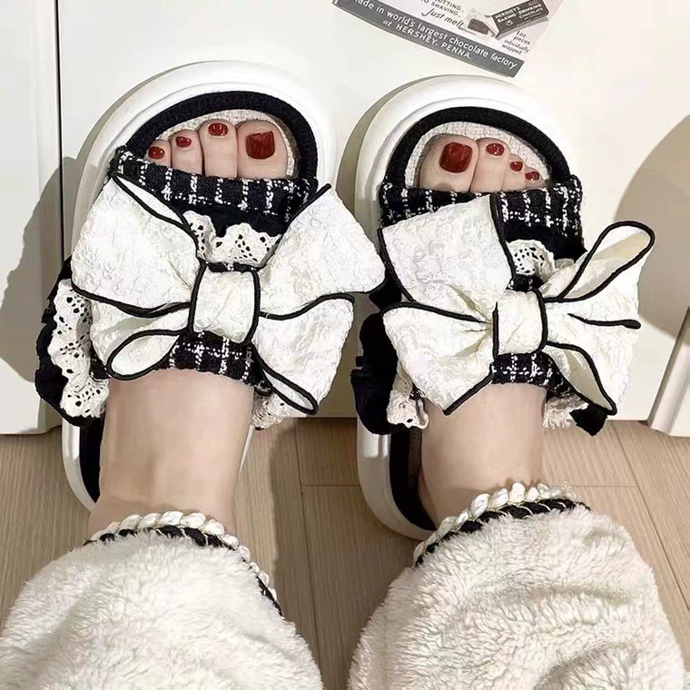 Льняные тапочки в стиле Xiaoxiang, женская летняя Домашняя одежда, домашняя и уличная одежда, нескользящий дезодорант, сандалии для деревянного пола, весна