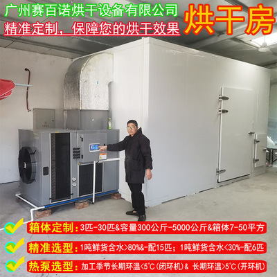 Energy-efficient Air energy heat pump dryer Mango Medicinal material Rice noodles noodle sponge Yuba Barn Drying oven equipment
