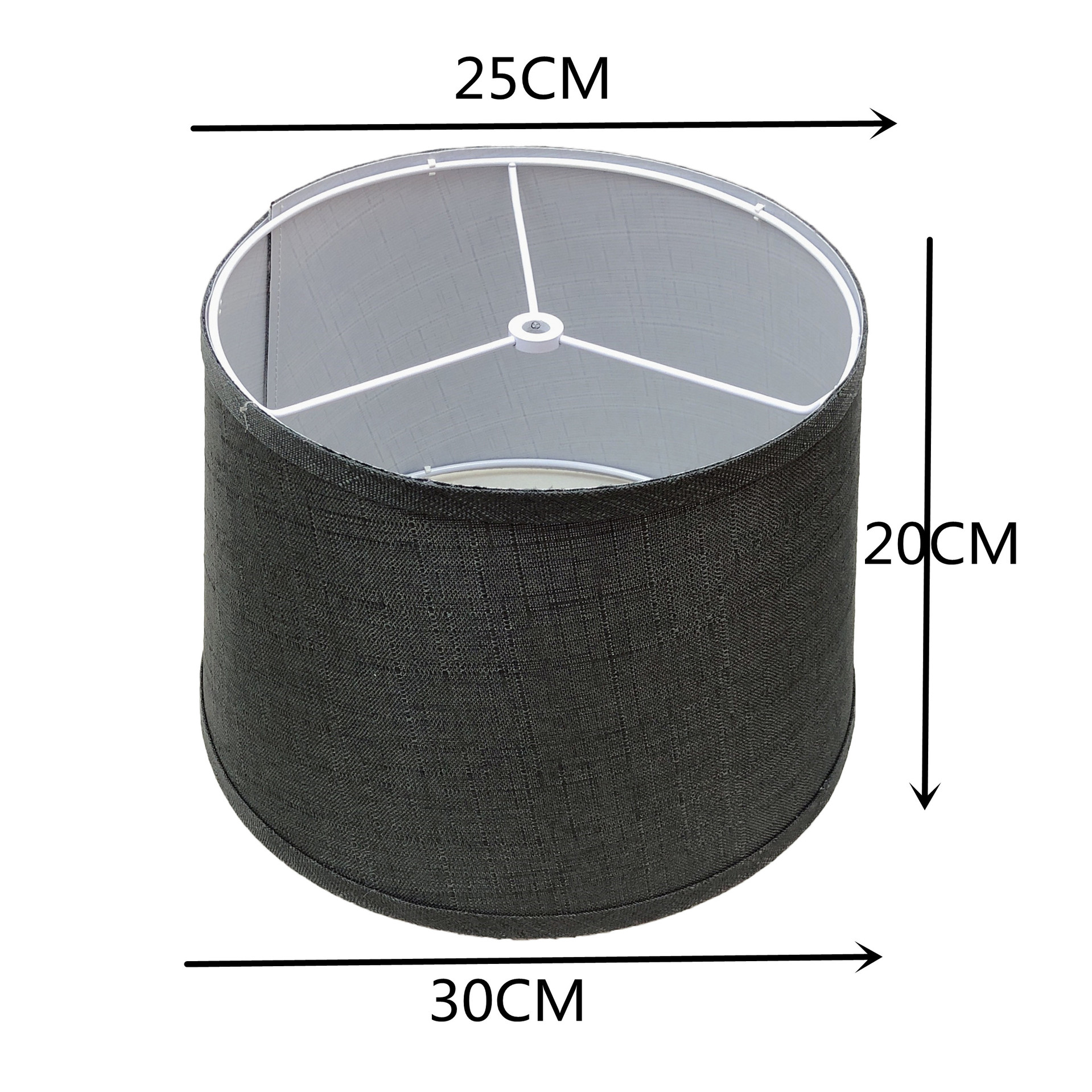 Amazon transfronteriza de ahorro de volumen desmontable plegable KD Lino pantalla cuerno titular DIY lámpara de mesa casera accesorios E27