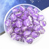 Resin, cute round beads with beads, fashionable bracelet, accessory with accessories, 8/10/12mm, gradient, through hole, handmade