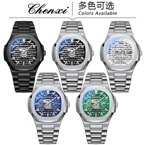 CHENXI fashion new fully automatic mechanical watch high-end brand watch men's waterproof luminous mechanical watch