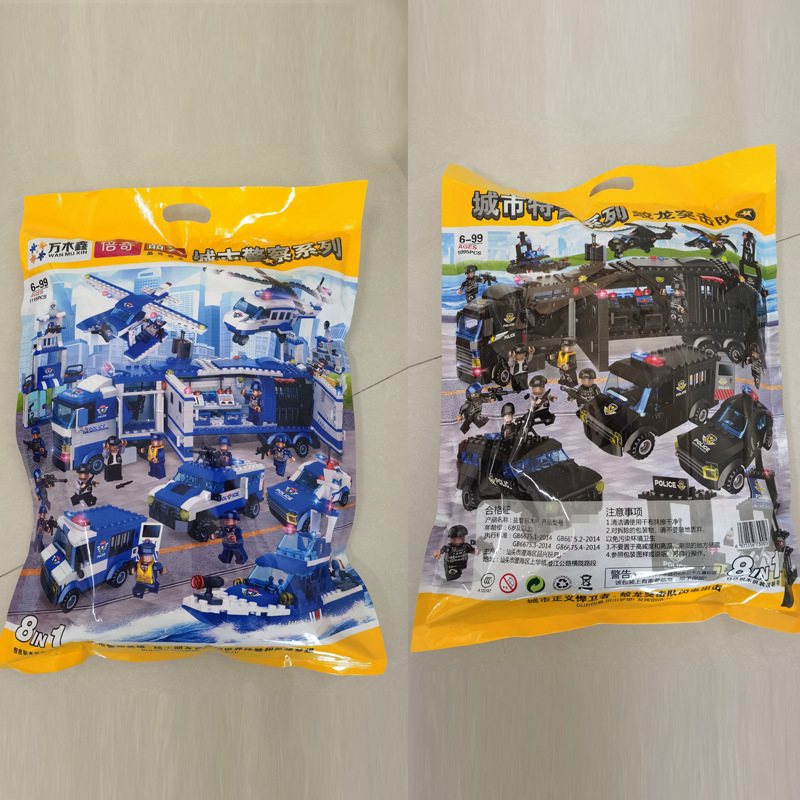 Специальная полицейская амбиции коммандос [1102pcs] Сумка